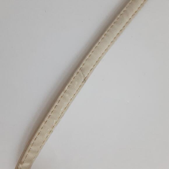 Whiting & Davis Vintage White Pearl Crystal Evening Bag Chainmail Crossbody Bag - Picture 12 of 16